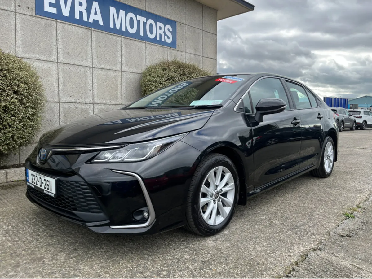 Toyota Corolla Saloon, Petrol Hybrid, 2023, Black