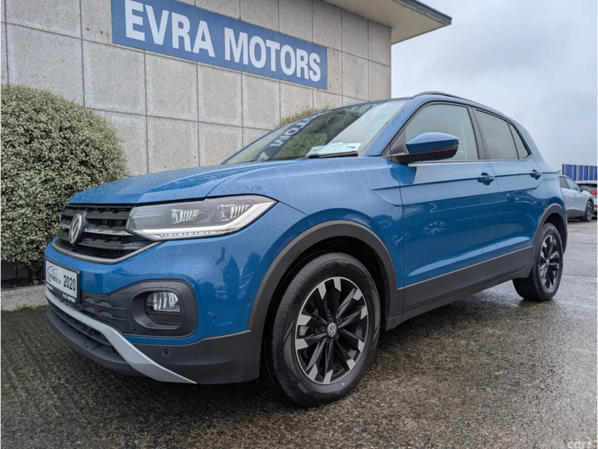 Volkswagen T-Cross Hatchback, Petrol, 2020, Blue