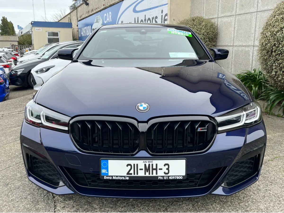 BMW 5-Series Saloon, Petrol Plug-in Hybrid, 2021, Blue