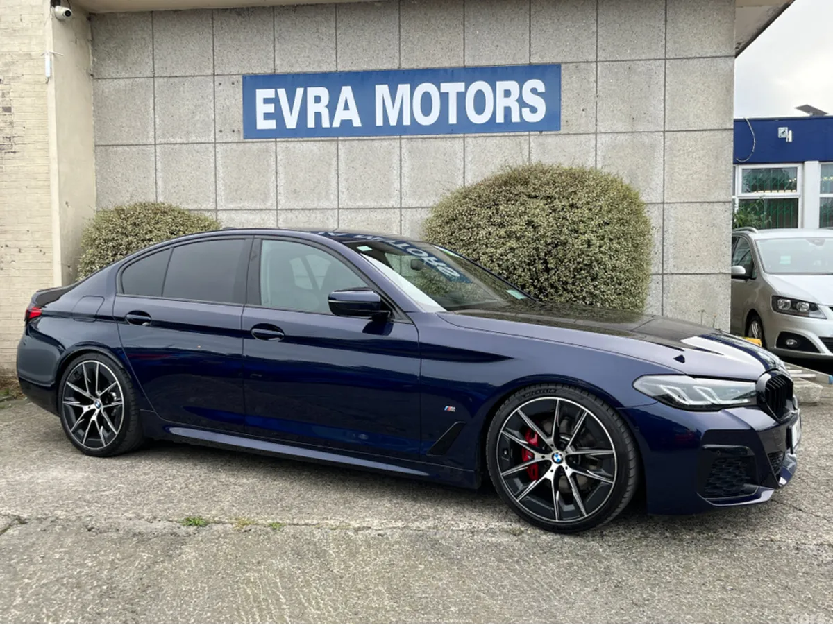 BMW 5-Series Saloon, Petrol Plug-in Hybrid, 2021, Blue