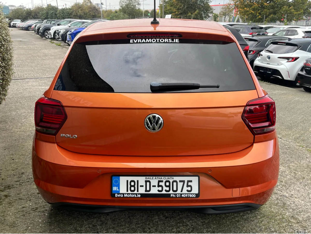 Volkswagen Polo Hatchback, Petrol, 2018, Orange
