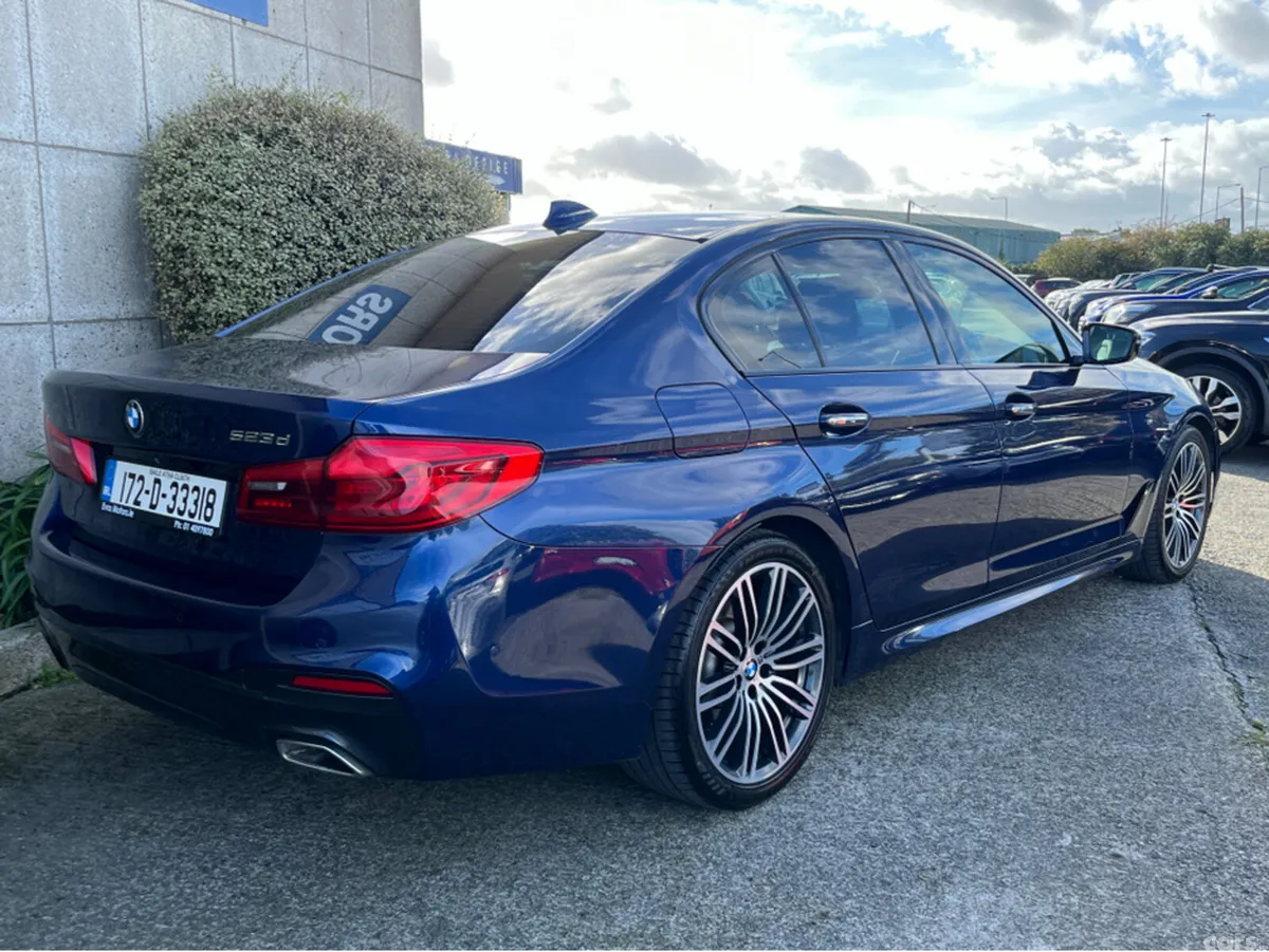 BMW 5-Series Saloon, Diesel, 2017, Blue