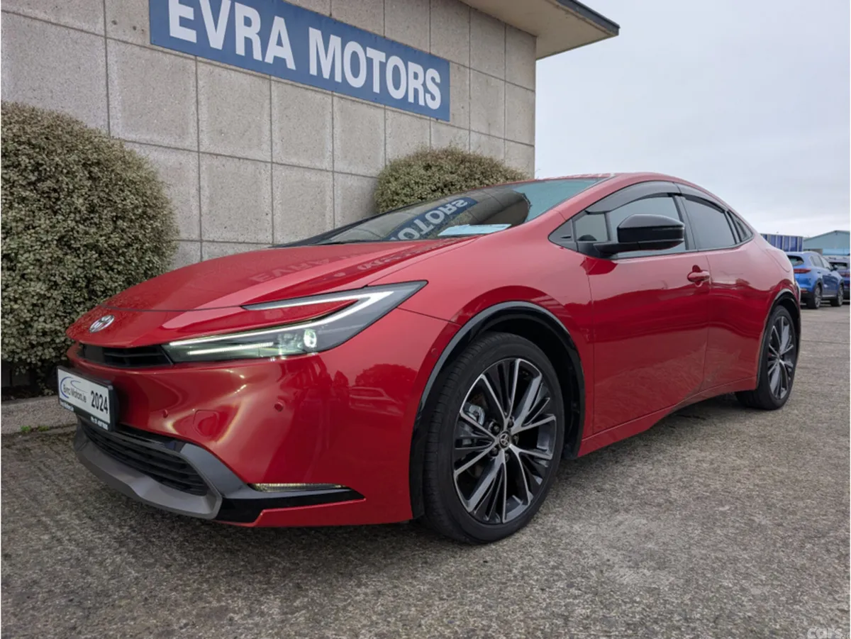 Toyota Prius Saloon, Petrol Hybrid, 2024, Red