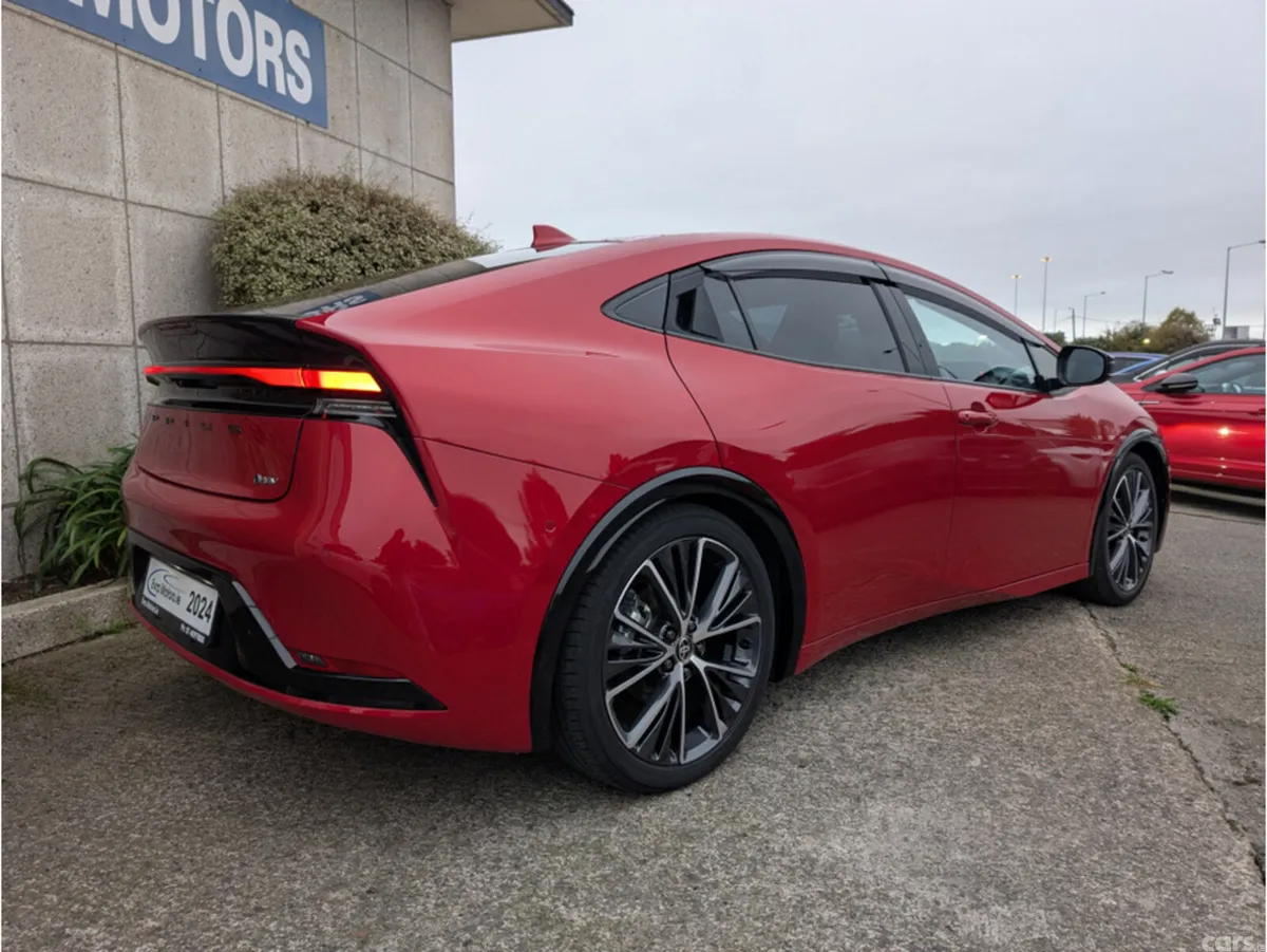 Toyota Prius Saloon, Petrol Hybrid, 2024, Red