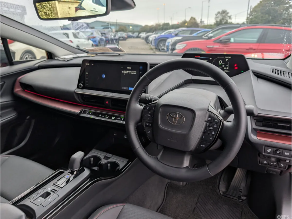 Toyota Prius Saloon, Petrol Hybrid, 2024, Red