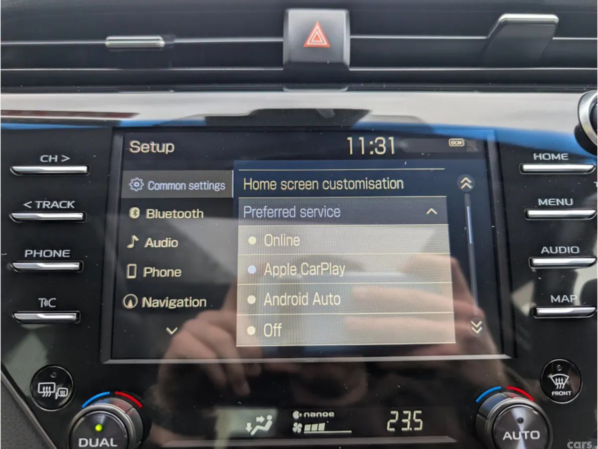 Toyota Camry Saloon, Petrol Hybrid, 2020, White