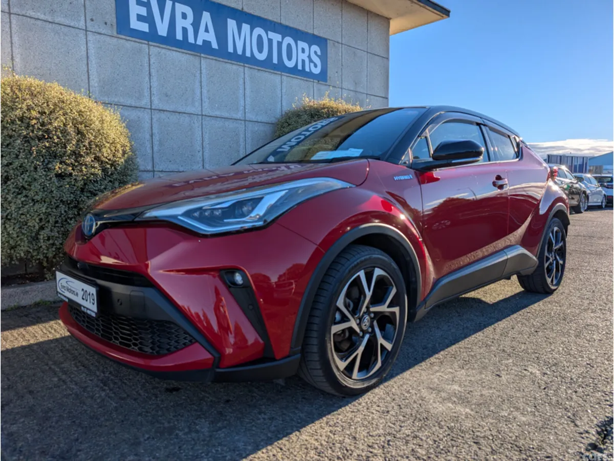 Toyota C-HR SUV, Petrol Hybrid, 2019, Red