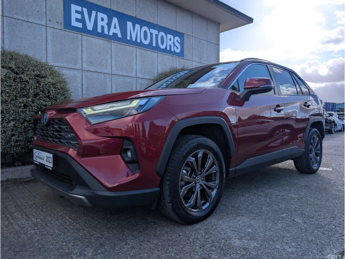 Toyota RAV4 SUV, Petrol Hybrid, 2023, Red