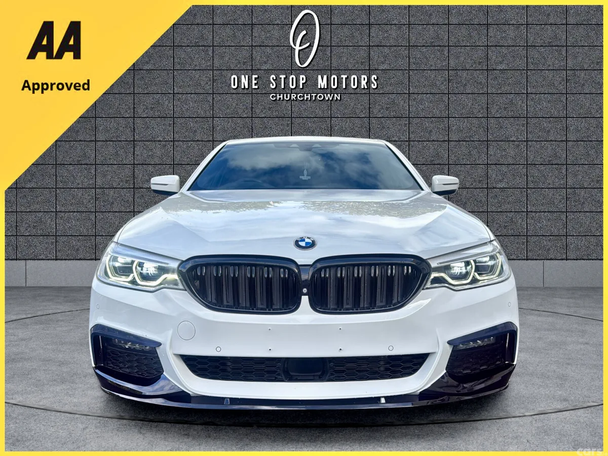 BMW 5-Series Saloon, Petrol Plug-in Hybrid, 2019, White