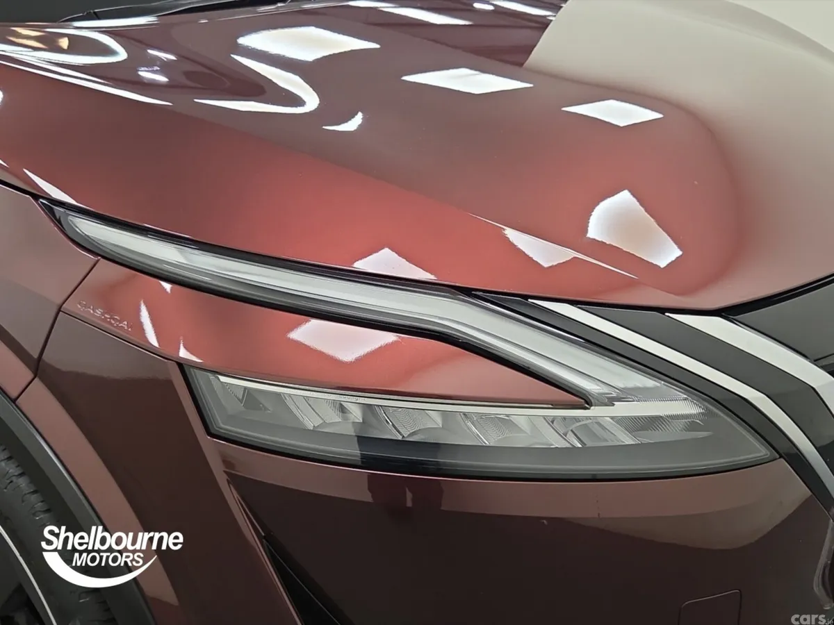 Nissan Qashqai Hatchback, Petrol Hybrid, 2023, Red