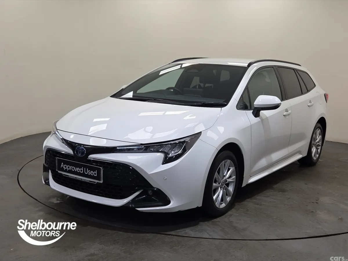 Toyota Corolla Estate, Petrol Hybrid, 2023, White