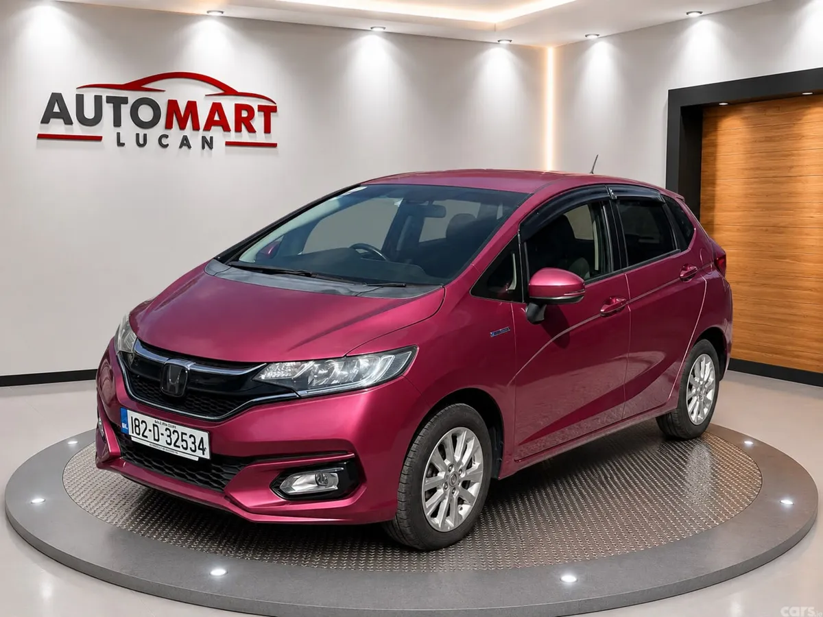 Honda Fit Hatchback, Petrol Hybrid, 2018, Red