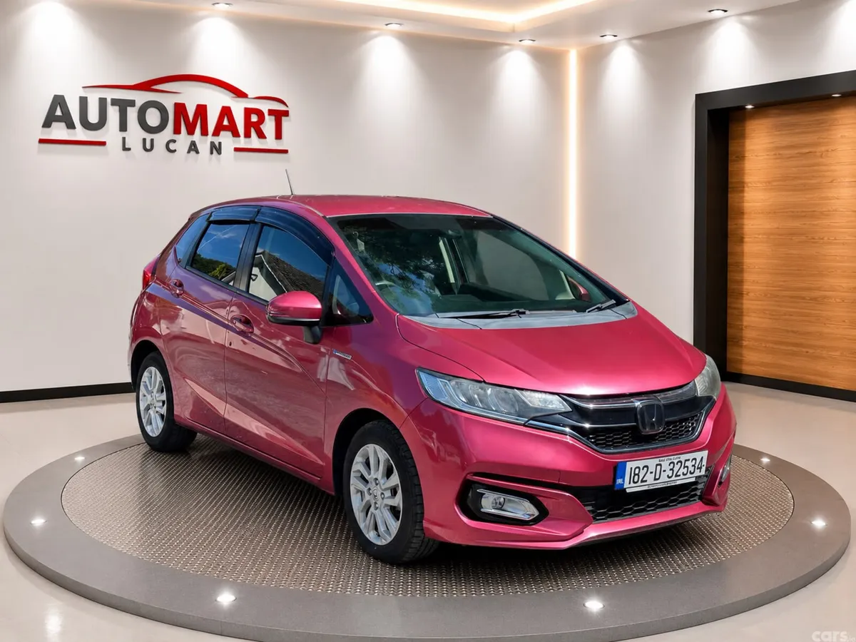 Honda Fit Hatchback, Petrol Hybrid, 2018, Red