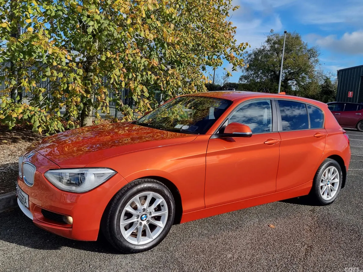BMW 1-Series Hatchback, Petrol, 2015, Orange