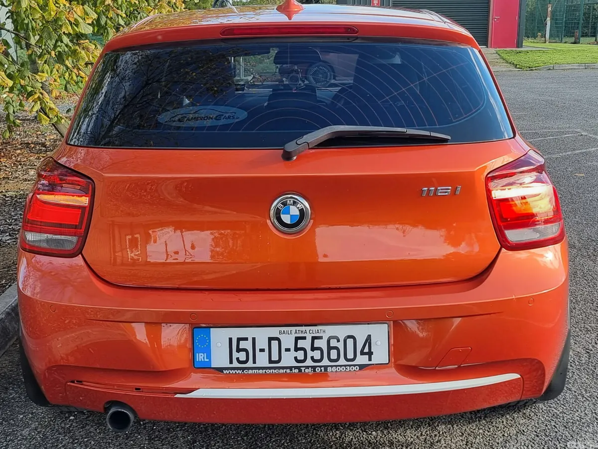 BMW 1-Series Hatchback, Petrol, 2015, Orange