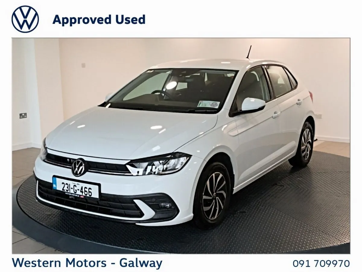 Volkswagen Polo Hatchback, Petrol, 2023, White