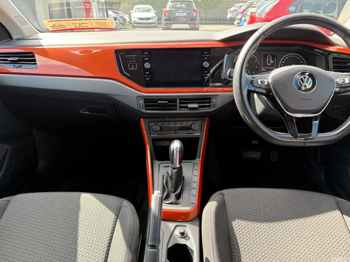 Volkswagen Polo Hatchback, Petrol, 2018, Orange