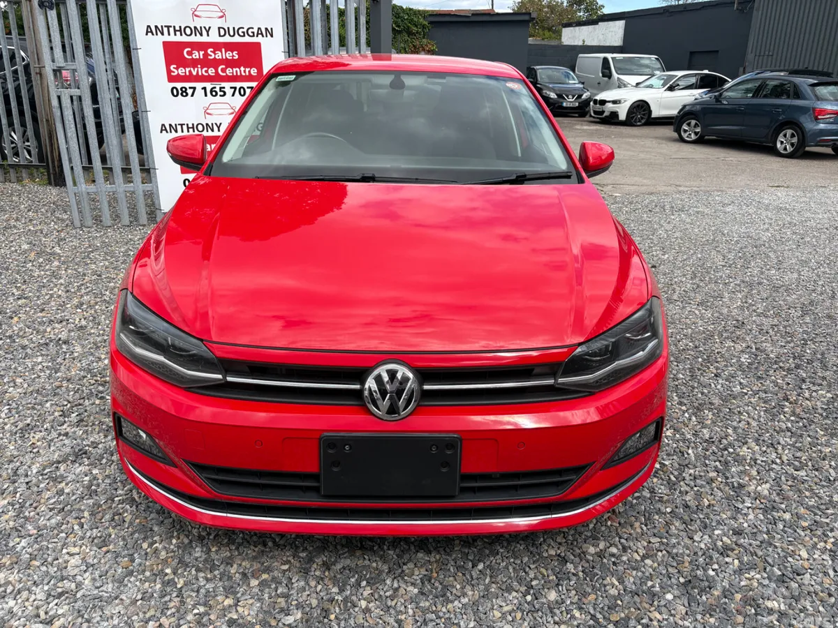 Volkswagen Polo Hatchback, Petrol, 2019, Red