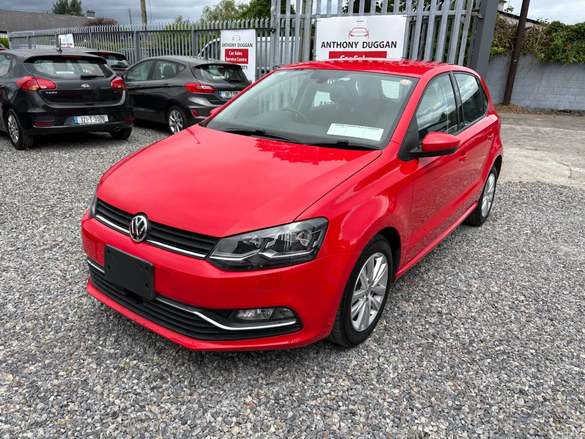 Volkswagen Polo Hatchback, Petrol, 2018, Red