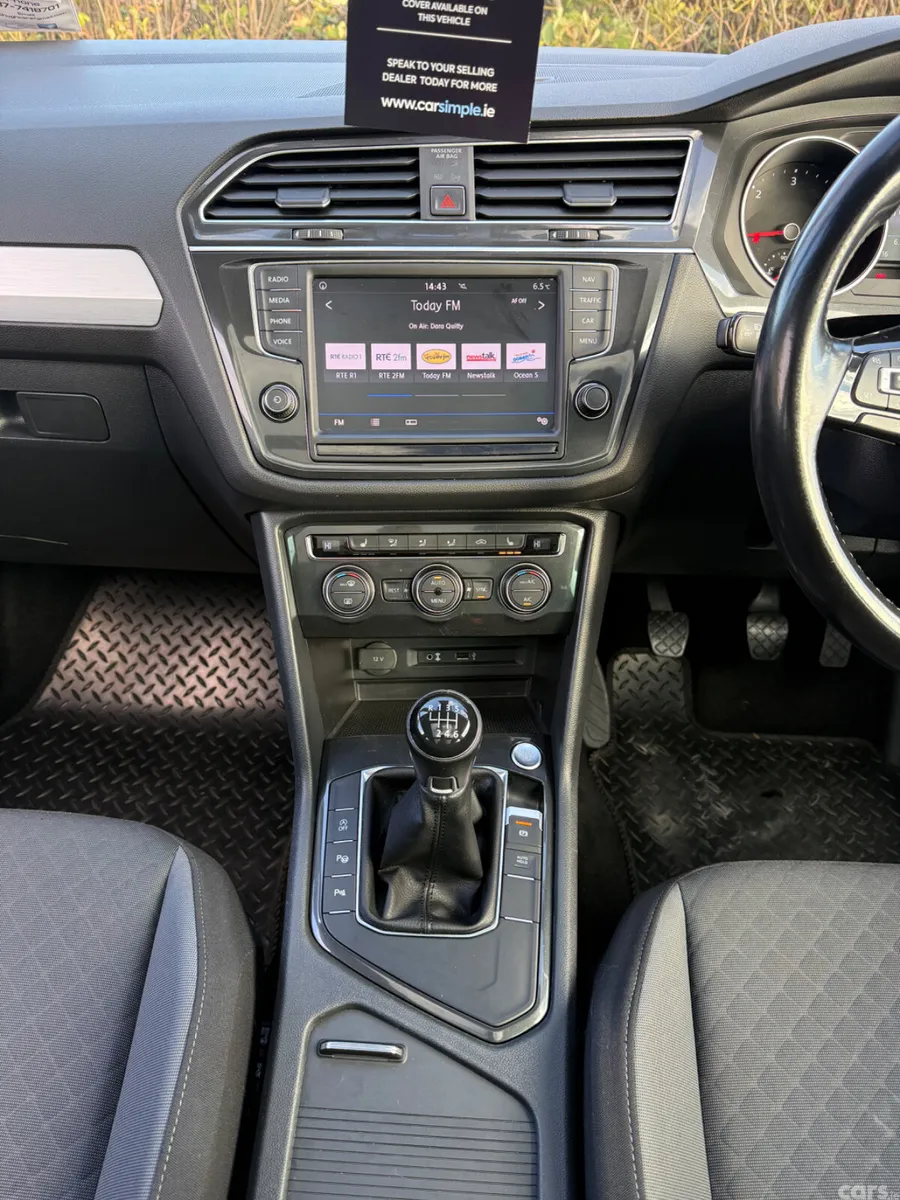 Volkswagen Tiguan SUV, Diesel, 2017, Red