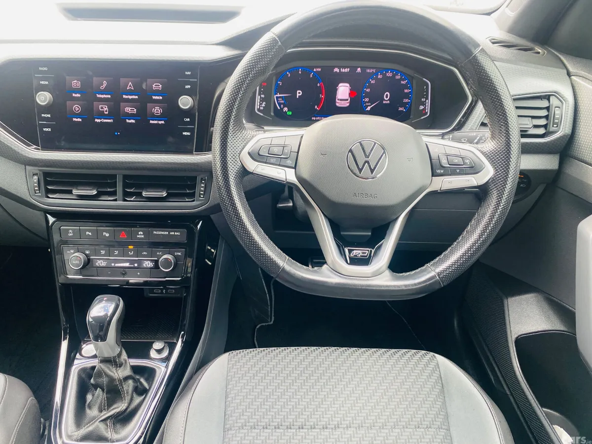 Volkswagen T-Cross Hatchback, Petrol, 2021, Blue