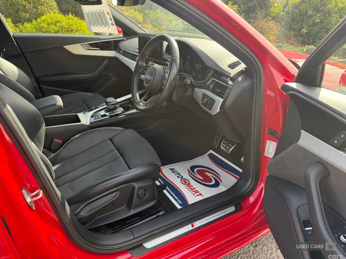 Audi A4 Estate, Diesel Hybrid, 2022, Red