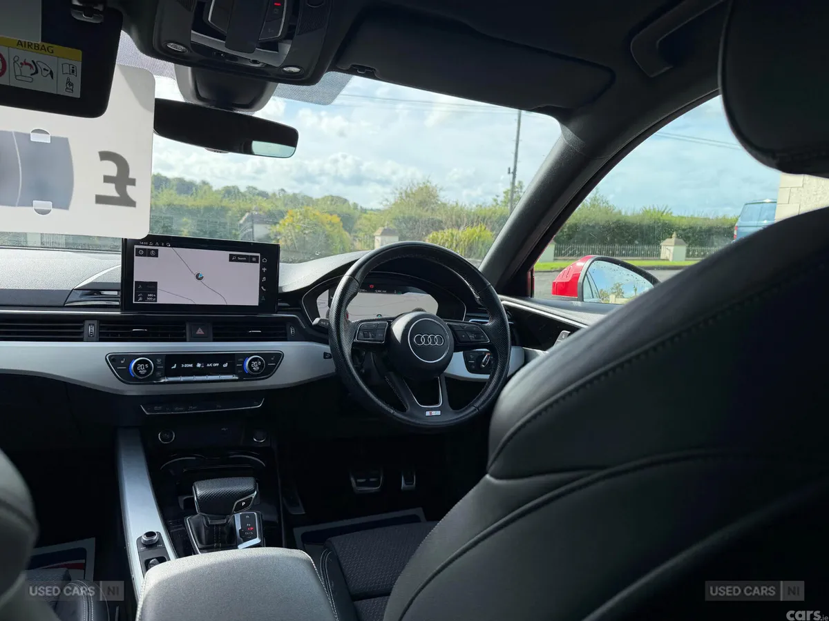 Audi A4 Estate, Diesel Hybrid, 2022, Red