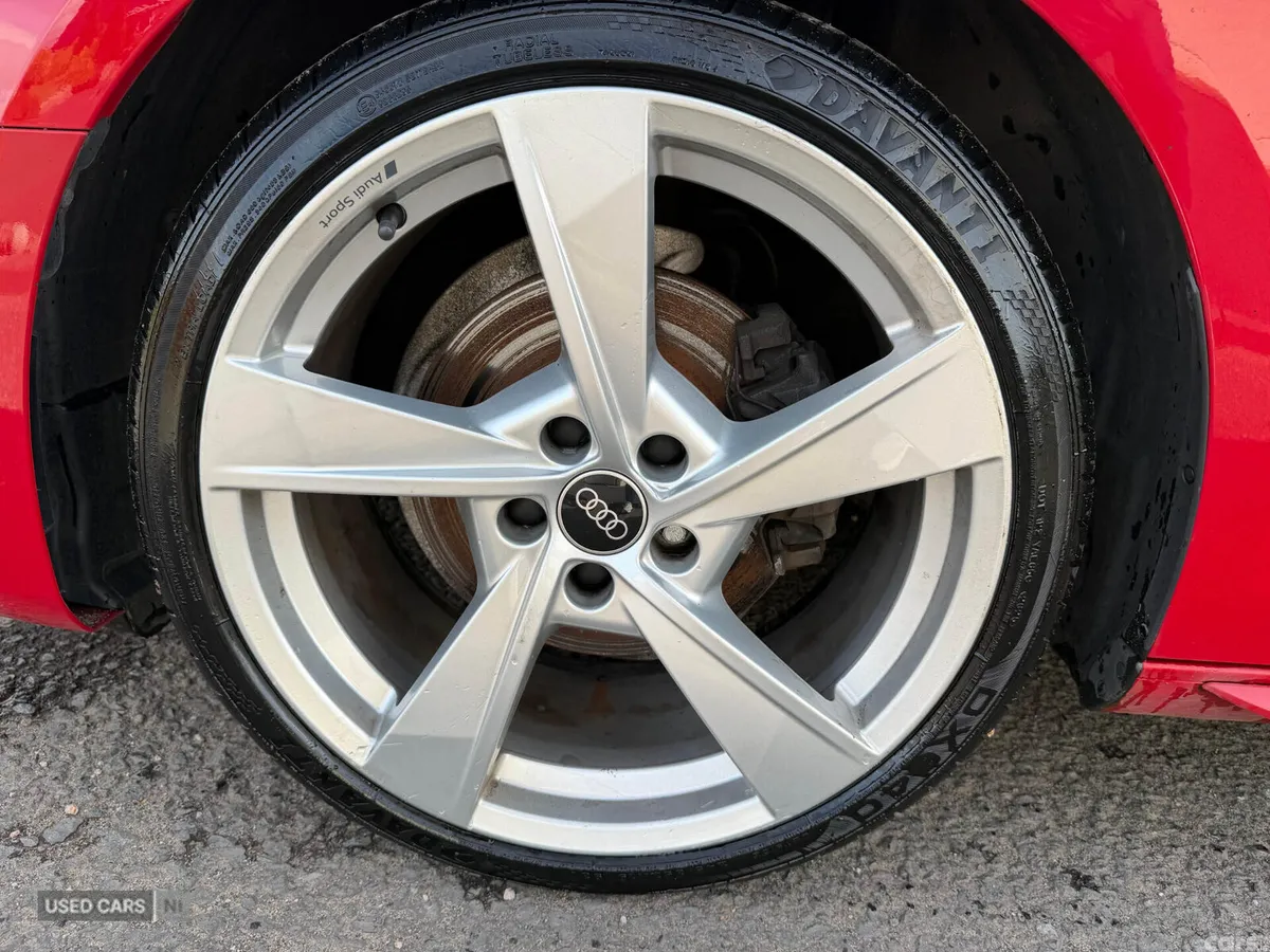Audi A4 Estate, Diesel Hybrid, 2022, Red