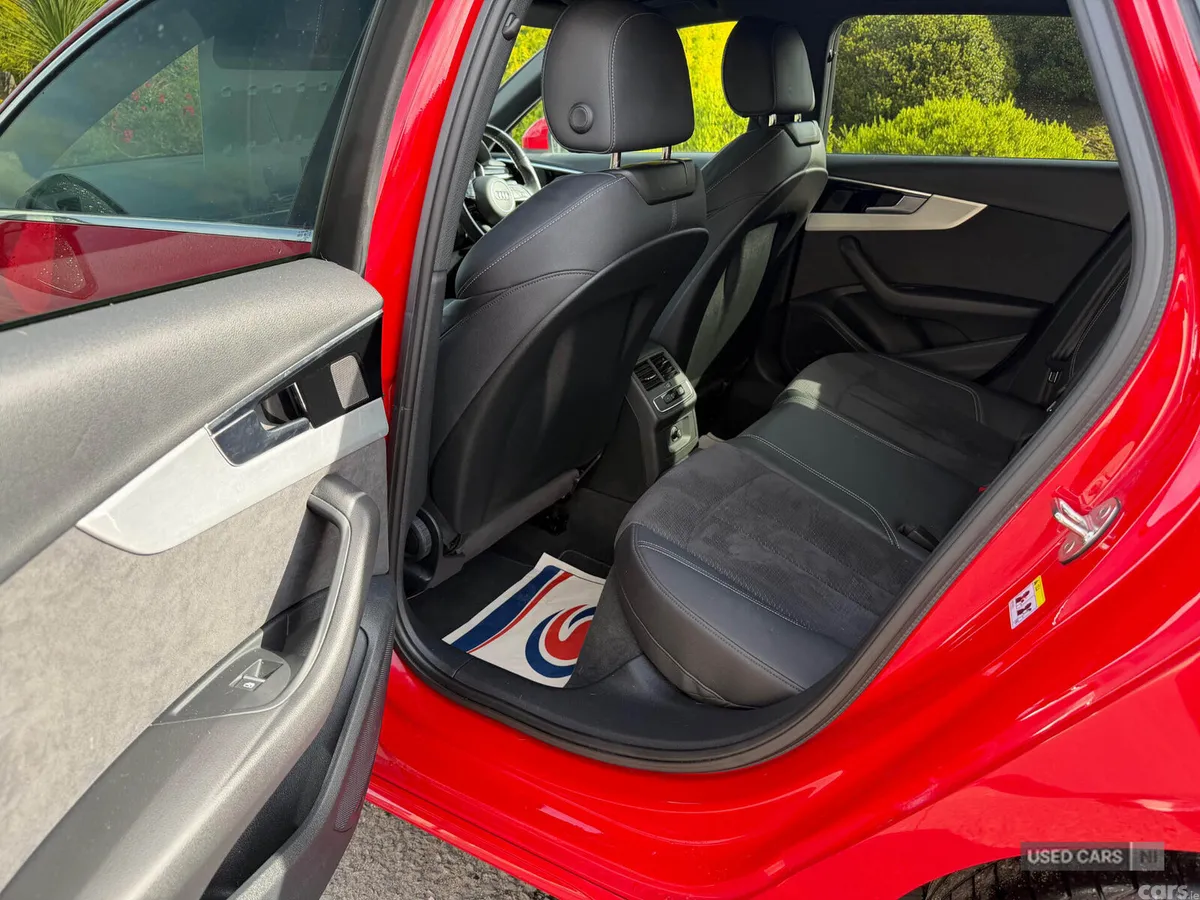 Audi A4 Estate, Diesel Hybrid, 2022, Red