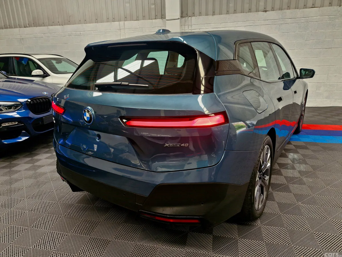 BMW iX SUV, Electric, 2024, Blue