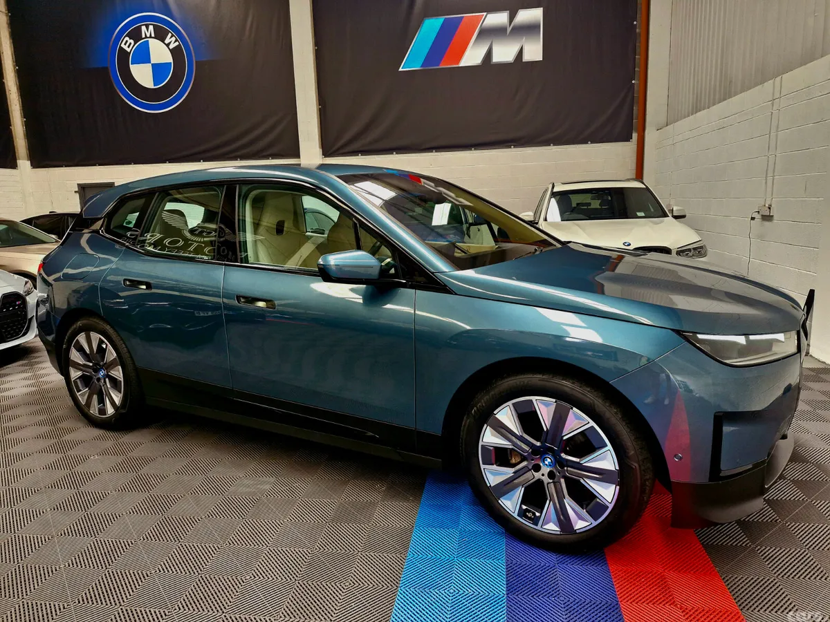 BMW iX SUV, Electric, 2024, Blue