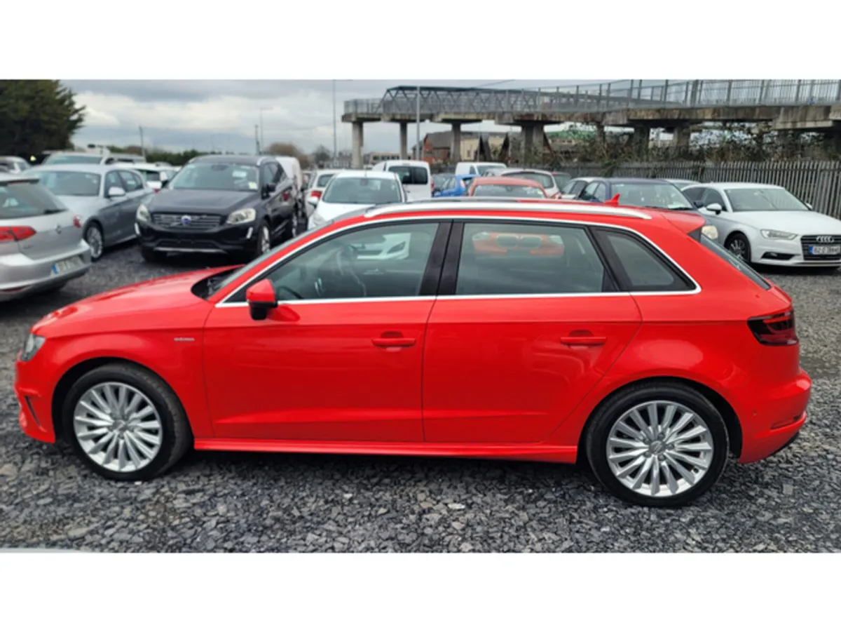 Audi A3 Hatchback, Petrol Plug-in Hybrid, 2016, Red
