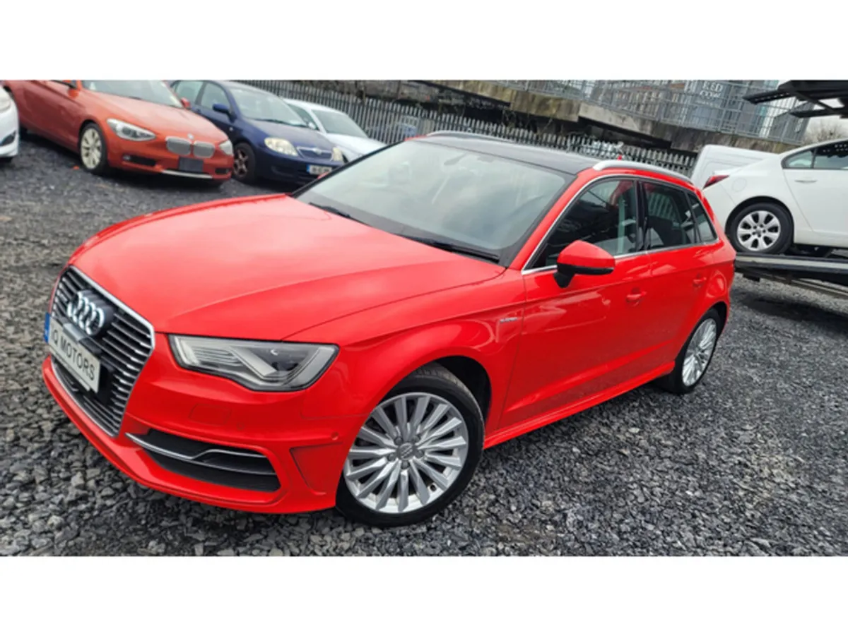 Audi A3 Hatchback, Petrol Plug-in Hybrid, 2016, Red