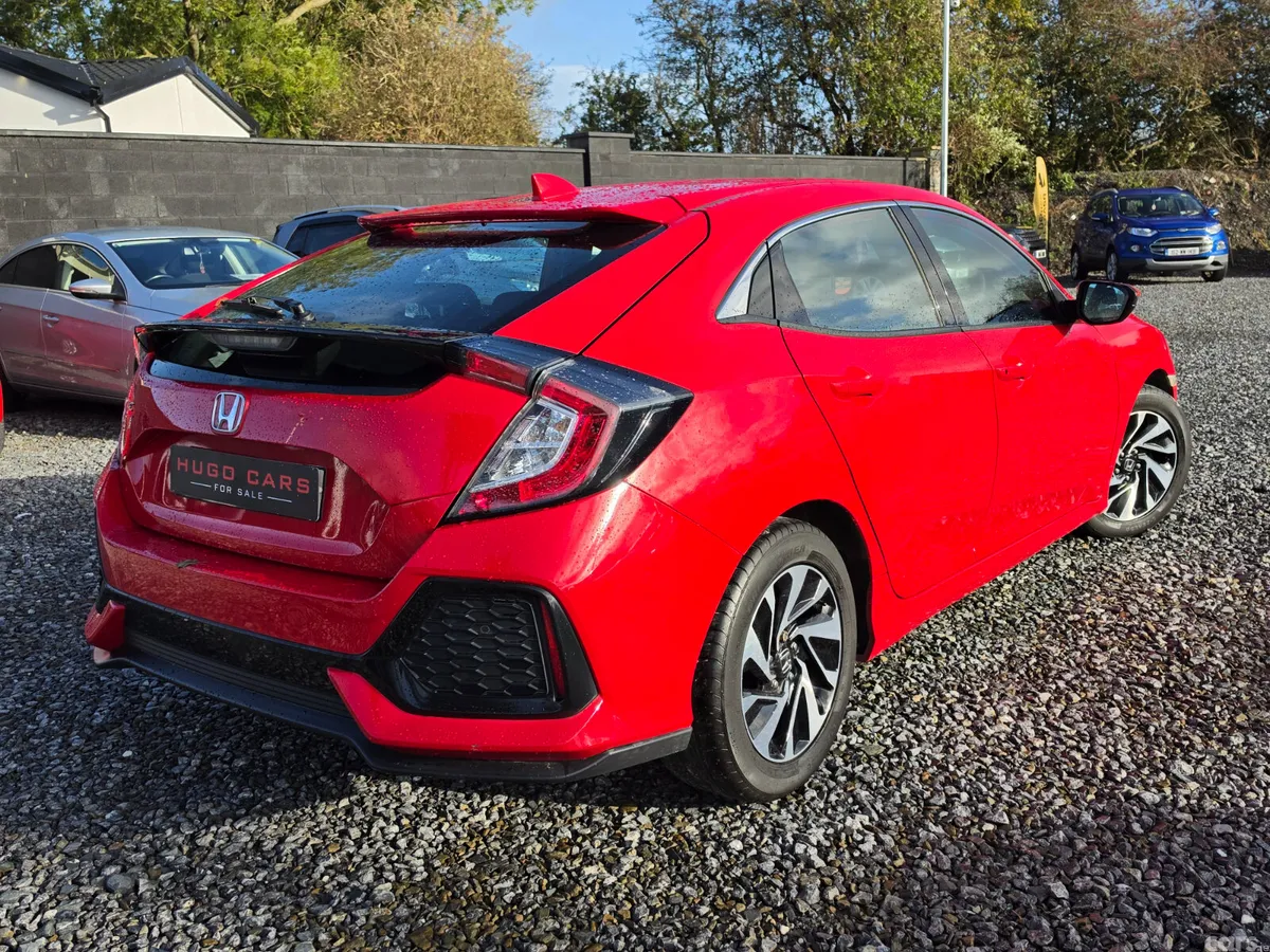 Honda Civic Hatchback, Petrol, 2017, Red