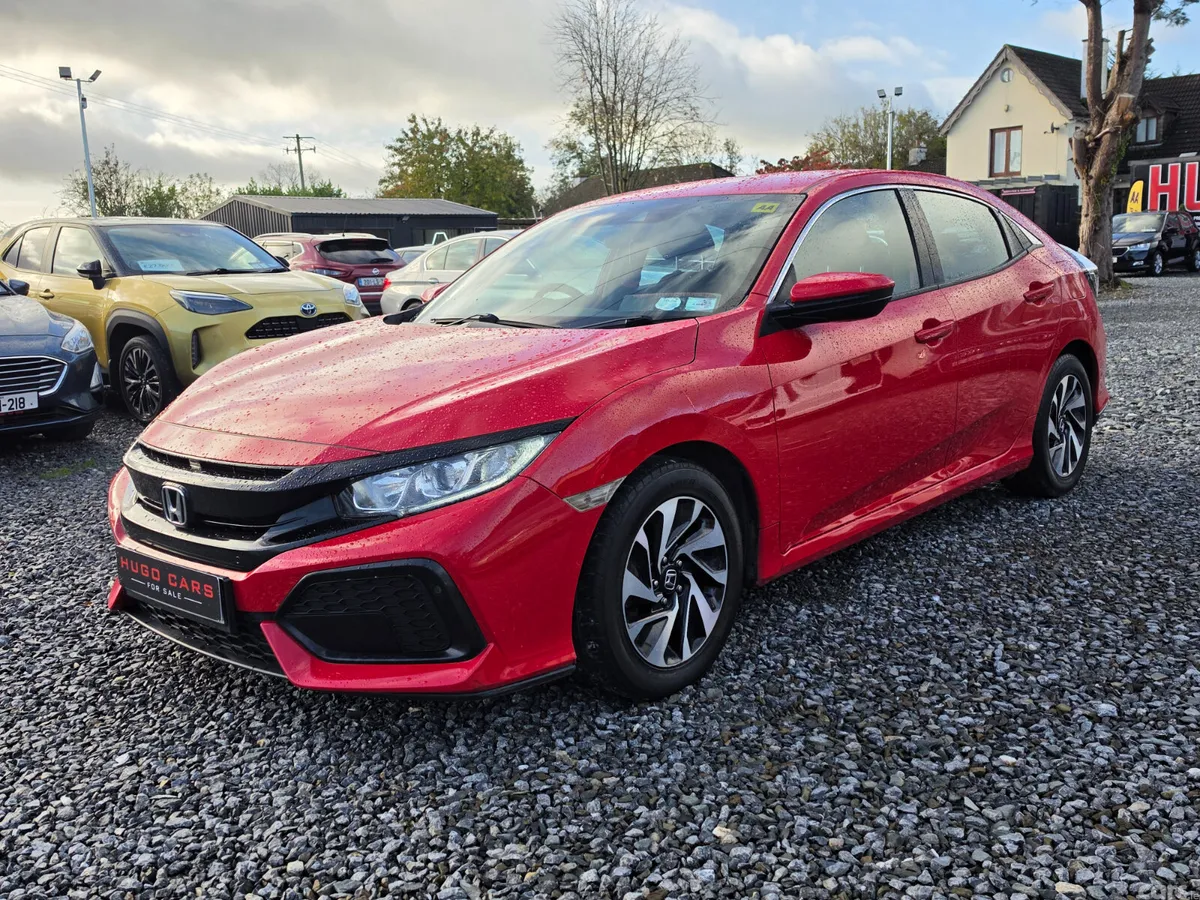 Honda Civic Hatchback, Petrol, 2017, Red