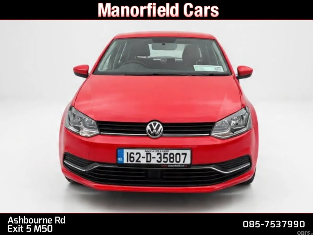 Volkswagen Polo Hatchback, Petrol, 2016, Red