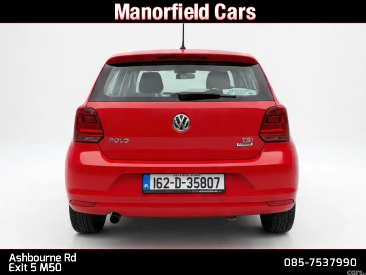 Volkswagen Polo Hatchback, Petrol, 2016, Red