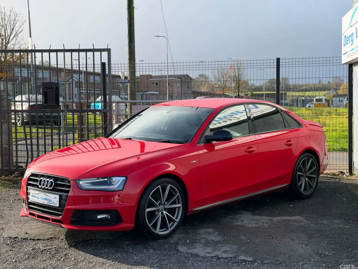 Audi A4 Saloon, Diesel, 2015, Red