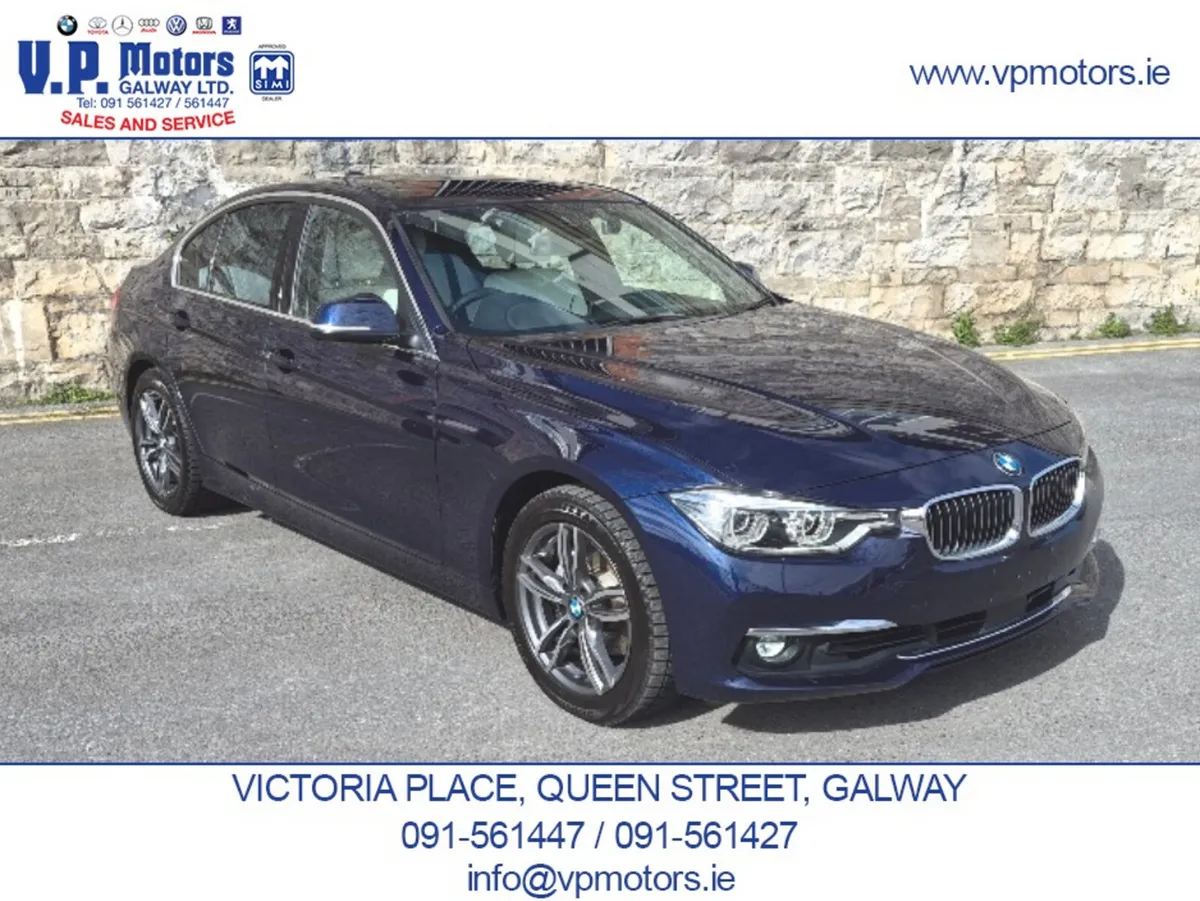 BMW 3-Series Saloon, Petrol Plug-in Hybrid, 2016, Black