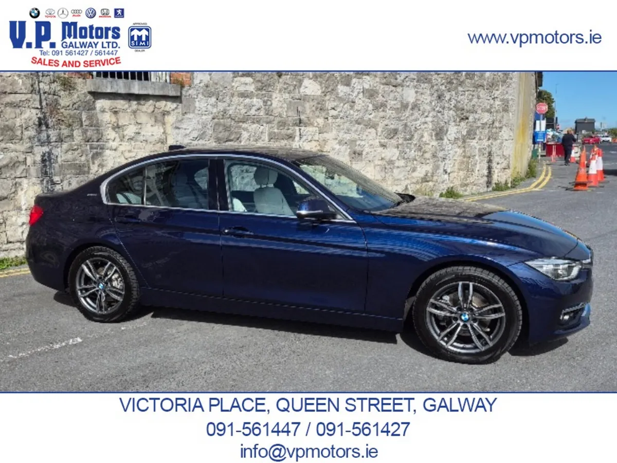 BMW 3-Series Saloon, Petrol Plug-in Hybrid, 2016, Black