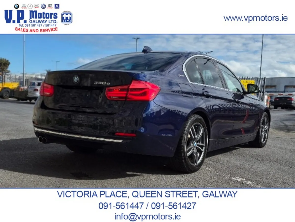 BMW 3-Series Saloon, Petrol Plug-in Hybrid, 2016, Black