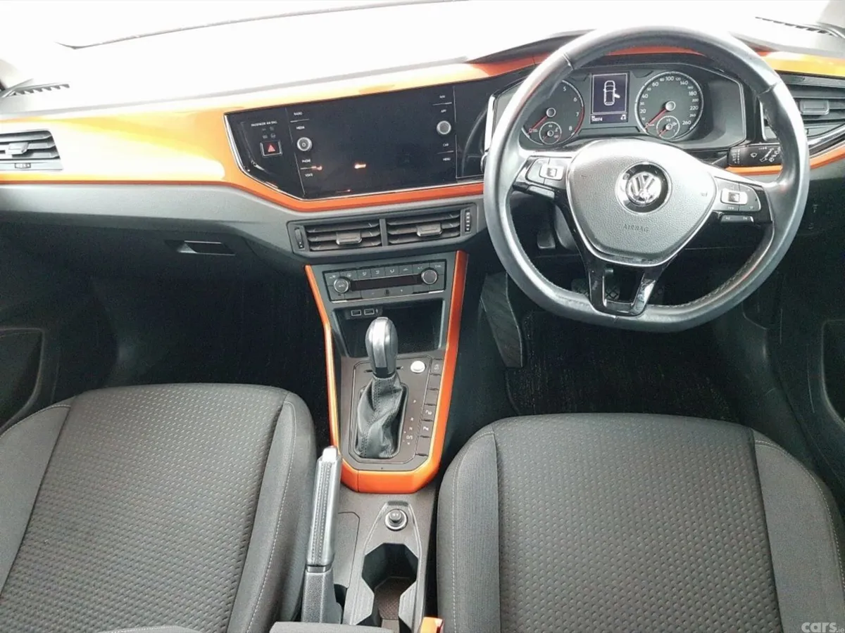 Volkswagen Polo Hatchback, Petrol, 2019, Orange