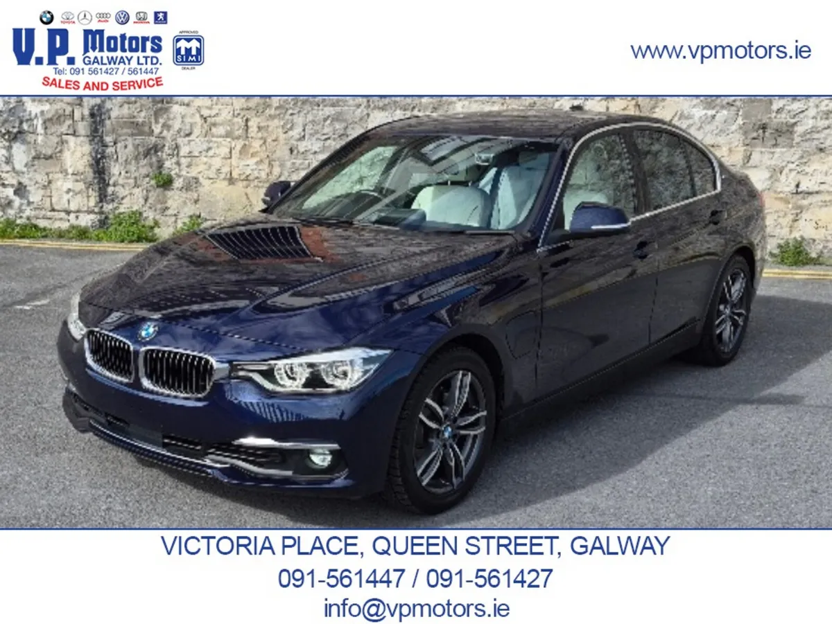 BMW 3-Series Saloon, Petrol Plug-in Hybrid, 2016, Black