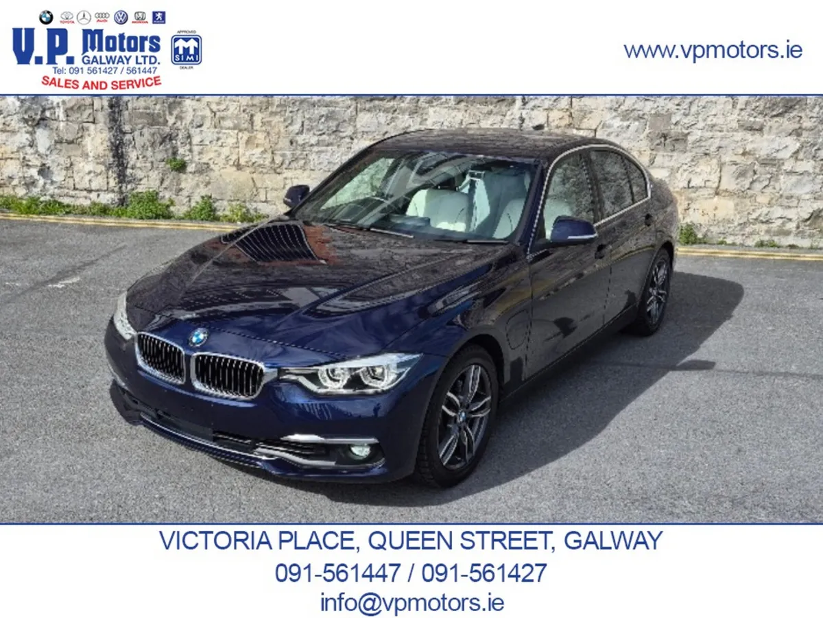 BMW 3-Series Saloon, Petrol Plug-in Hybrid, 2016, Black