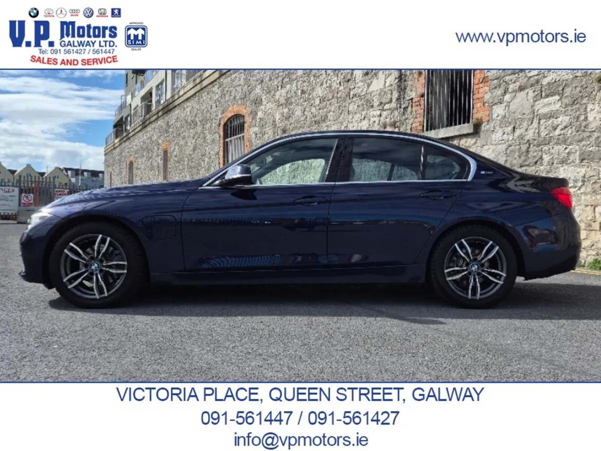 BMW 3-Series Saloon, Petrol Plug-in Hybrid, 2016, Black