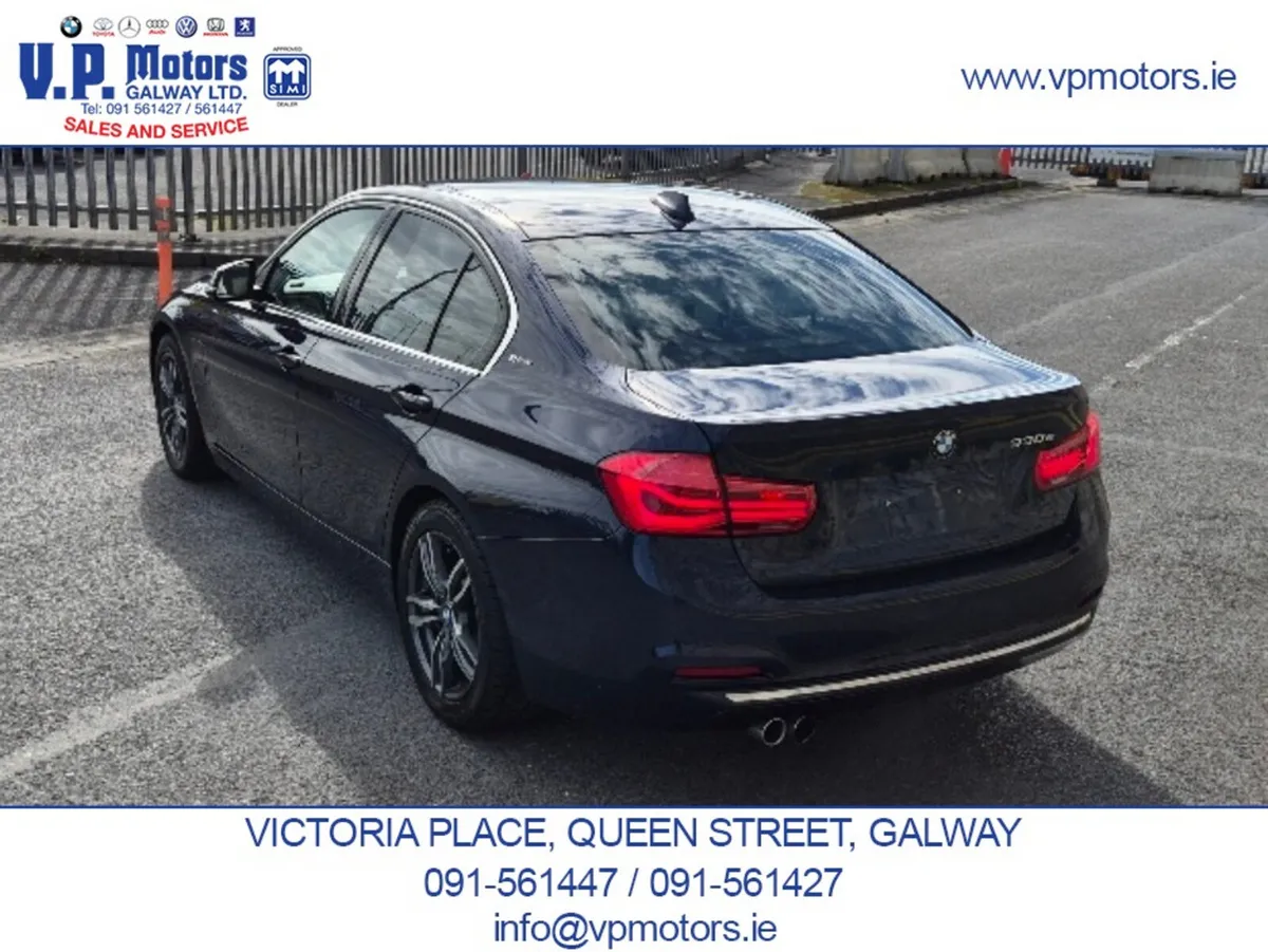 BMW 3-Series Saloon, Petrol Plug-in Hybrid, 2016, Black