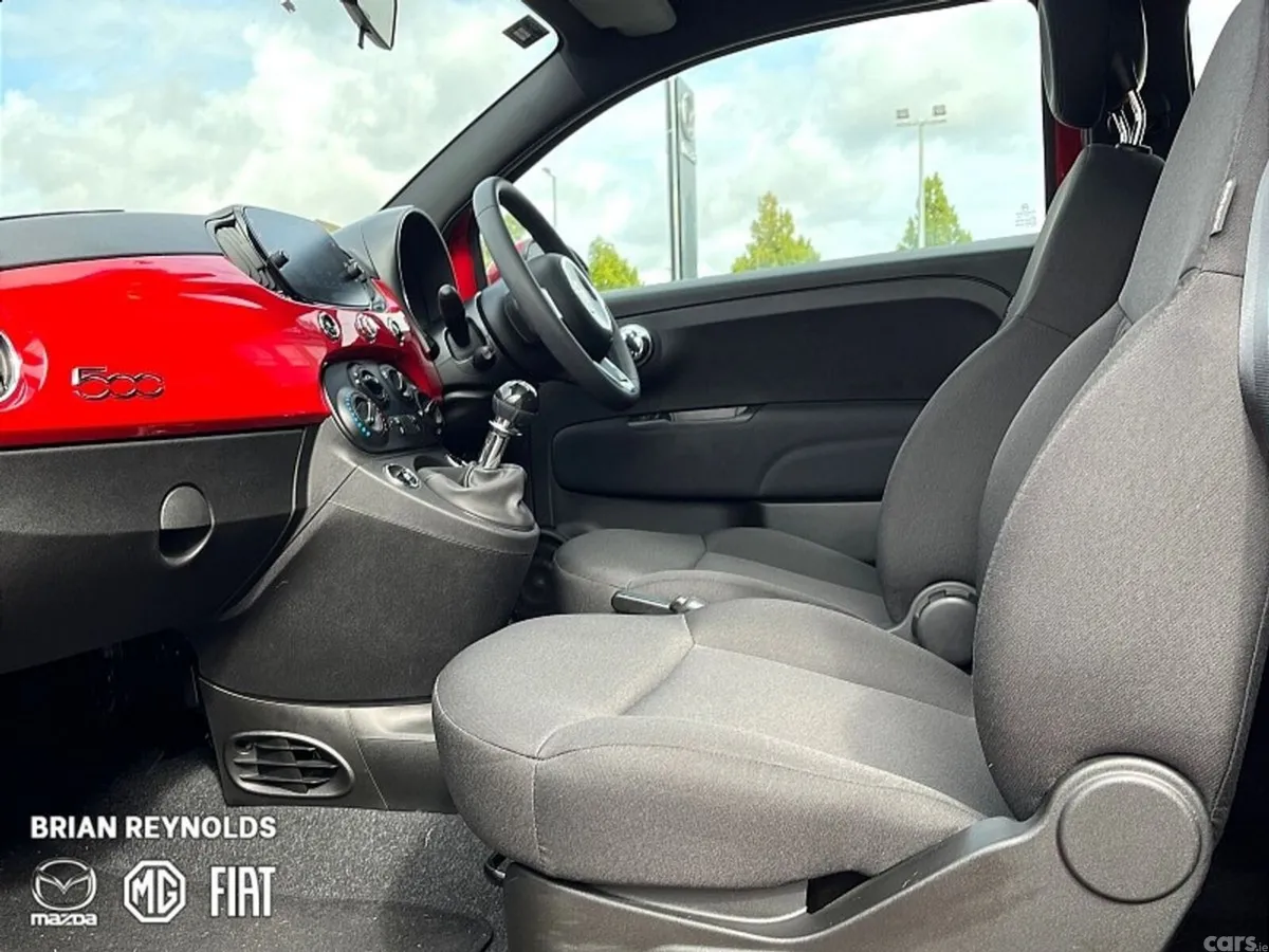 Fiat 500 Hatchback, Petrol, 2024, Red