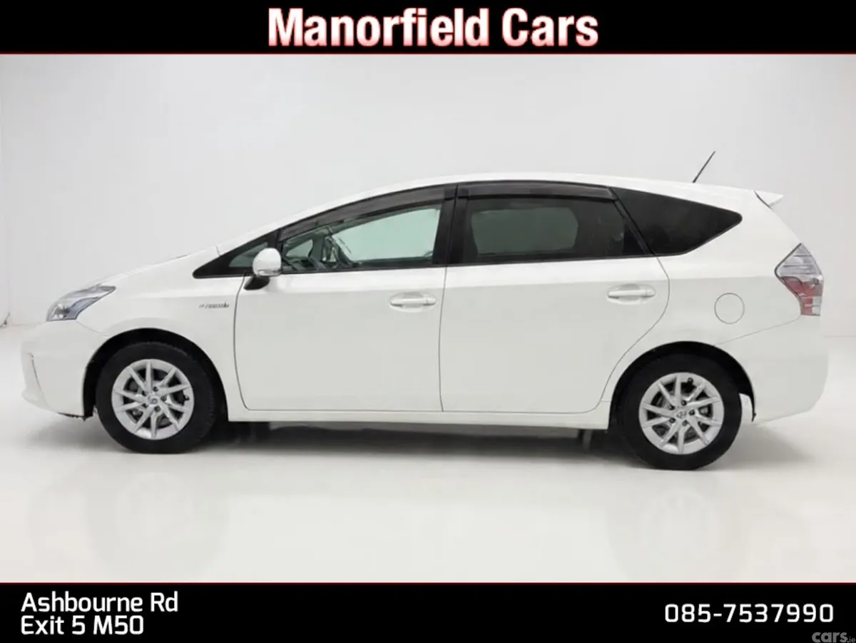 Toyota Prius MPV, Petrol Hybrid, 2013, White