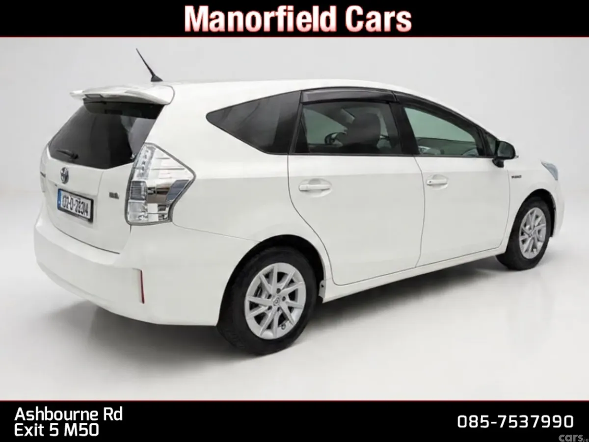 Toyota Prius MPV, Petrol Hybrid, 2013, White