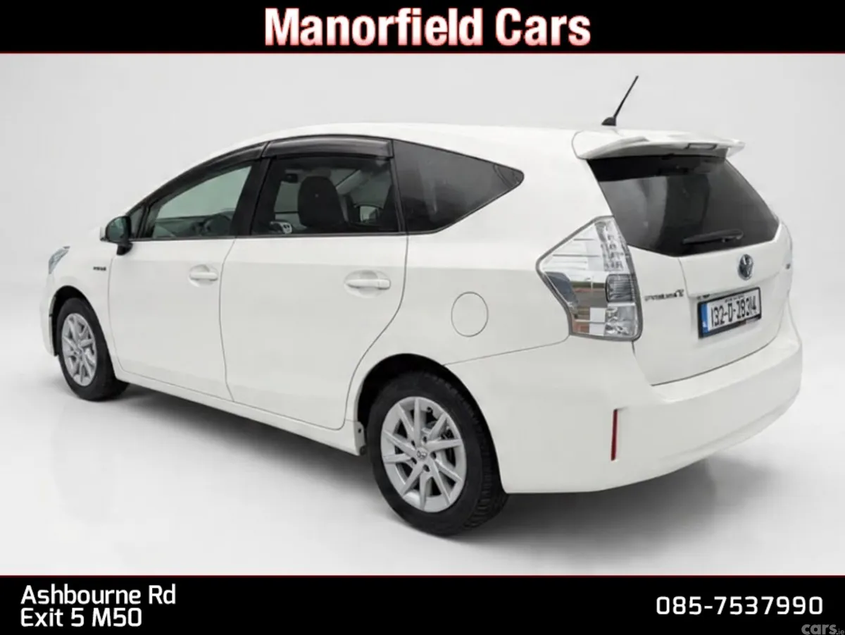 Toyota Prius MPV, Petrol Hybrid, 2013, White
